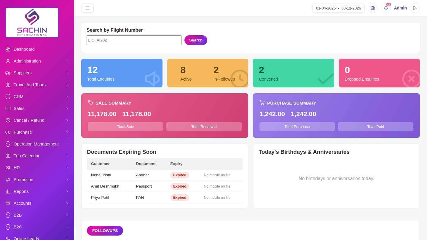 Dashboard